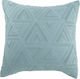 Nef-Nef Homeware Μαξιλάρι Καναπέ Aston από 100% Βαμβάκι Blue 50x50εκ.