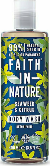 Faith in Nature Seaweed & Citrus Αφρόλουτρο σε Gel & Άρωμα Εσπεριδοειδή 400ml