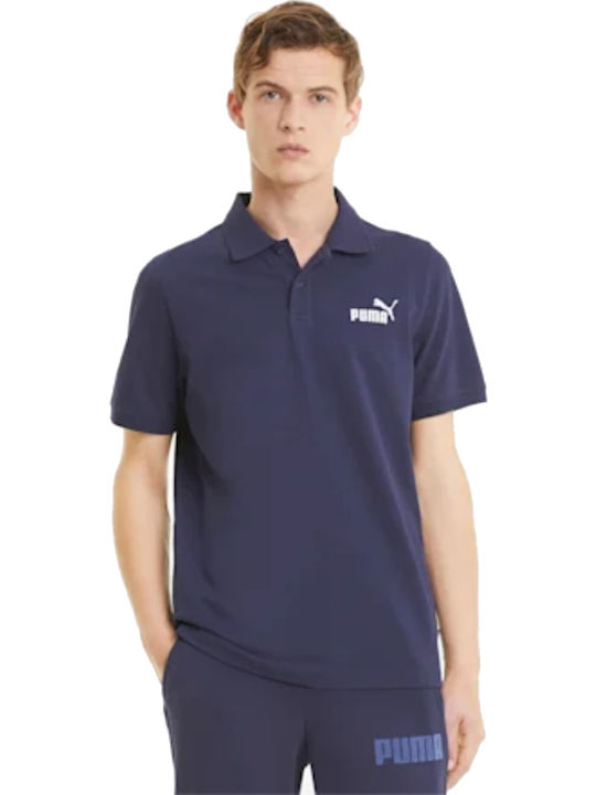 PUMA Polo Short Sleeve Blouse Blue
