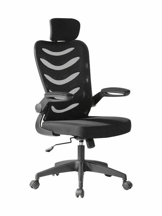 BF2940 Office Chair with Adjustable Arms Black Woodwell