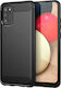 Hurtel Carbon Back Cover Σιλικόνης Μαύρο (Galaxy A02s)