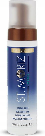St. Moriz Bronzer Men's Self Tanning Mousse Σώματος 200ml