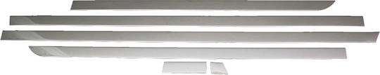 S-dizayn Protections for Car Doors Metallic Decorative Door Sill Strip Rear for Mercedes Vito W447 2014 Chrome 6pcs Silver