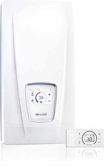 Clage DSX Touch 18-27 + Remote Control Επιτοίχιος Inverter Ταχυθερμοσίφωνας Κεντρικός Τριφασικός 27kW