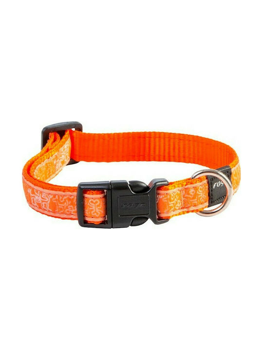 Rogz Fancy Dress Dog Collar In Orange Colour Περιλαίμιο Σκύλου Medium 26-40cm Πορτοκαλί