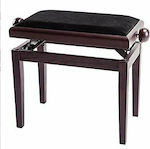 Gewa Adjustable Piano Bench Rosewood L52xW30xH48-57cm