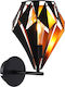 Artekko Modern Lamp Wall with Socket E27 Black 20.50x20.5x33cm