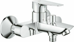 Grohe Bauedge Αναμεικτική Μπαταρία Μπανιέρας Ασημί