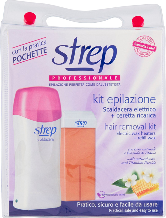 Strep Hair Removal Kit Electric Wax Heater & Refill Wax 100ml Skroutz.gr