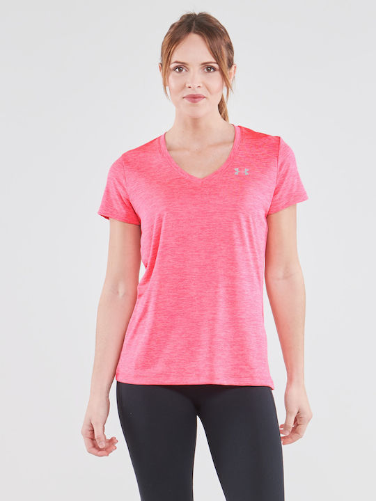 Under Armour Women's Athletic T-shirt with V Ne...