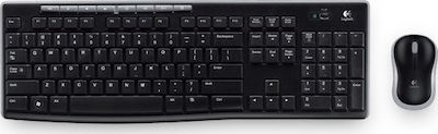 Logitech Wireless Combo MK270 Keyboard & Mouse Set English UK