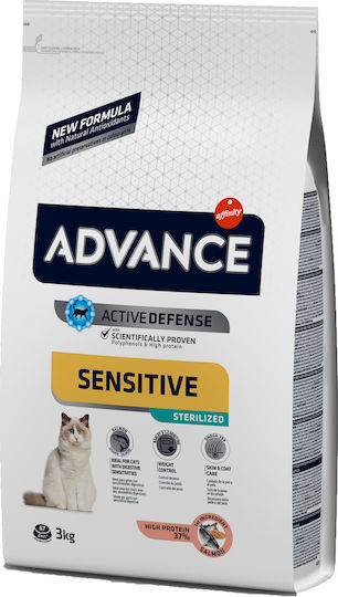 Affinity Advance Sensitive Sterilized Dry Food for Adult Sterilized Cats with Sensitive Gastrointestinal with Salmon 1.5kg