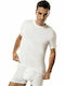 Namaldi Men's Short Sleeve Undershirt White