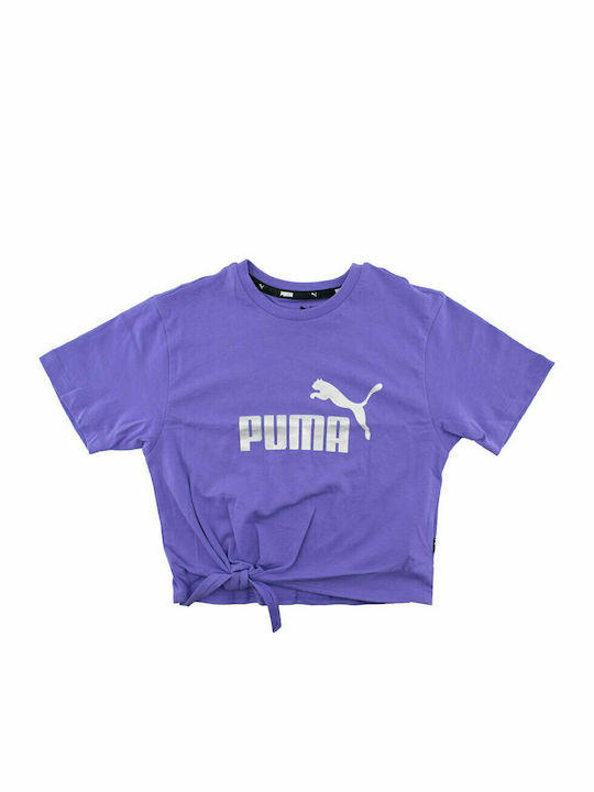 Puma Kids Blouse Short Sleeve Purple