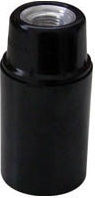 FRH-209 Stromstecker mit Steckdosenbuchse E14 in Schwarz Farbe