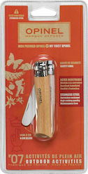 Opinel Kindermesser No. 7 Natur Pocket Knife Brown