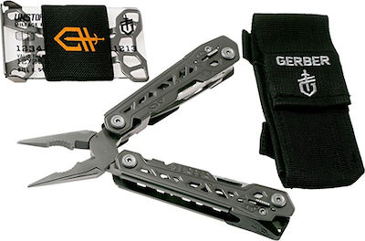 Gerber Truss Wallet Πολυεργαλείο με Θήκη Ασημί Multi-Tool