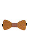 Mom & Dad Kids Wooden Bow Tie Brown