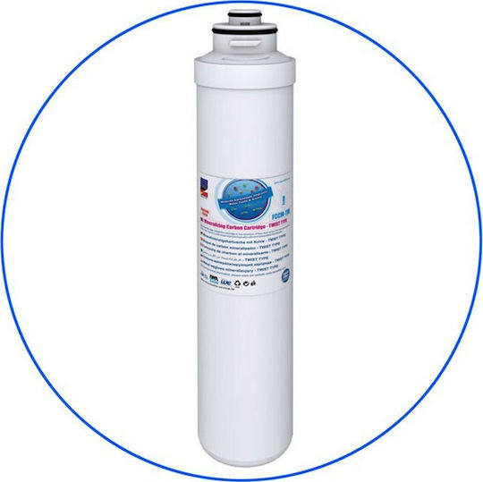 Aqua Filter Ersatz-Wasserfilter für die Arbeitsplatte und unter der Arbeitsplatte aus Aktivkohle 12" FCCM-TW