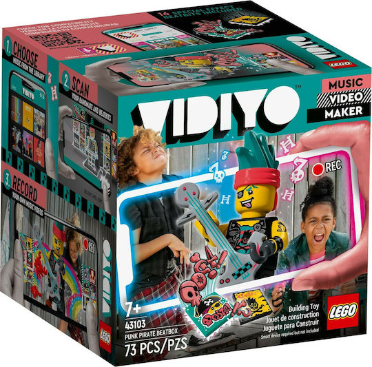 Lego Vidiyo Punk Pirate BeatBox for 7+ Years 73pcs