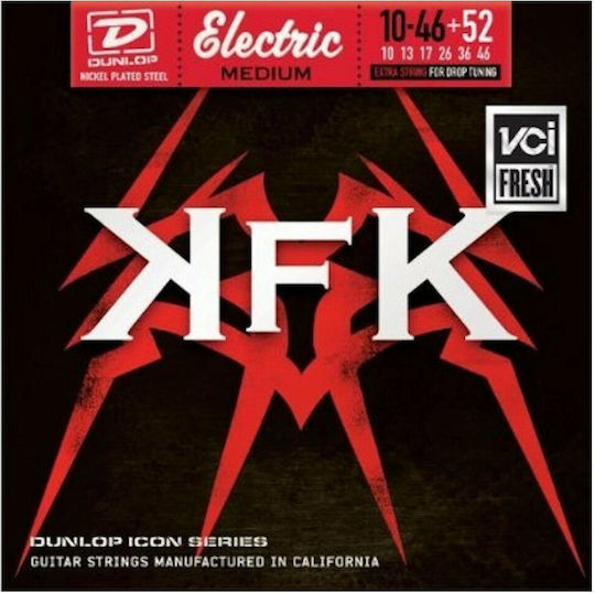 Dunlop String Lab Series Kerry King Набор Струни за Електрическа Китара Никелова Рана 10 - 52