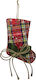 AGC Christmas Fabric Boot Ornament Red 20x11cm