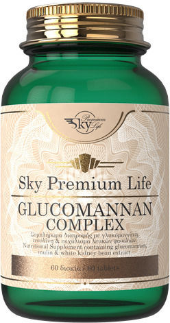 Sky Premium Life Glucomannan Комплекс 300мг 60 Таблетки