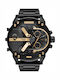 Diesel Mr. Daddy 2.0 Men's Watch Chronograph Battery with Black Metal Bracelet