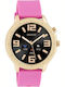 Oozoo Q00325 45mm Smartwatch με Παλμογράφο (Ροζ...