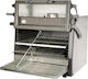 Pira Φούρνος Holzkohle 90 Lux Inox ED mit Grill 715x590 mm