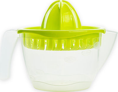 Hega Hogar Plastic Lemon Classic Juicer with Container Green