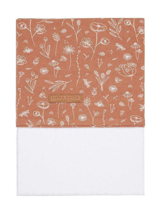 Little Dutch Wild Flowers Baby Sheet Crib Cotto...