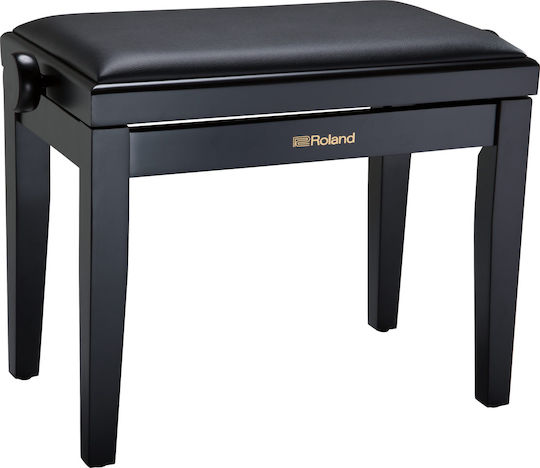 Roland Musikhocker für Klavier Einstellbar Satin Schwarz M55xB33xH45.5-55.5cm