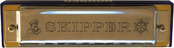 Hohner Diatonic Harmonica Skipper Key of C (Do) Major