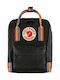 Fjallraven Kånken Rainbow Mini 7lt Μαύρο