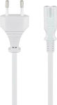 Goobay Euro - IEC C7 Cable 1.8m White (96035)