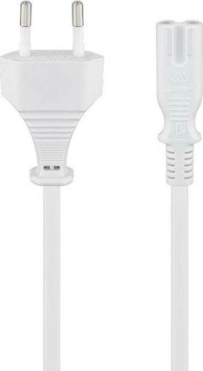 Goobay Euro - IEC C7 Cablu 1.8m Alb (96035)