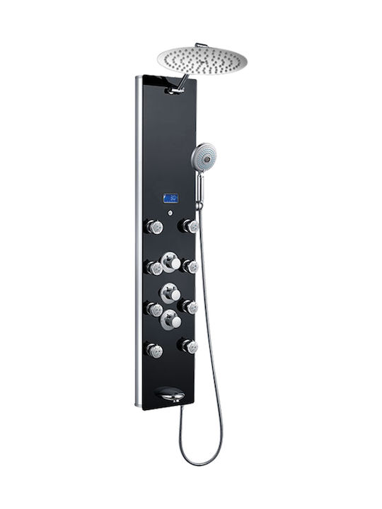 Vinci Dark Crystal Thermostatic Hydro Massage C...