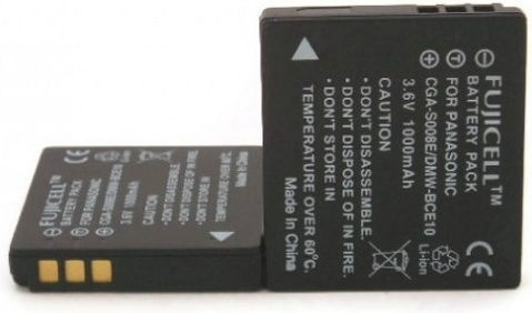 Fujicell Батерия за фотоапарат Replacement DMW BCE10 Литиево-йонни (Li-Ion) 1000mAh Съвместима с Panasonic