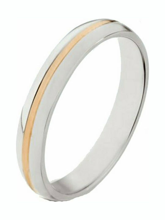 Luca Barra Unisex Ring Ehering aus Stahl