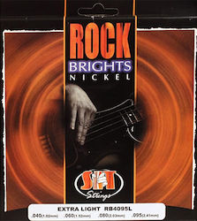 Sit Rock Bright Σετ Χορδών Nickel Wound 40 - 95" Extra Light