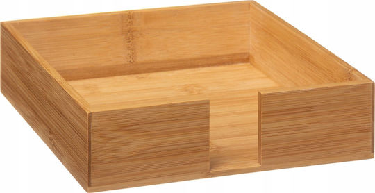 Atmosphera Suport pentru șervețele Lemn Bej 20.5x20.5x22cm 167774 Atmosphera Suport pentru șervețele Lemn Bej 20.5x20.5x22cm 167774