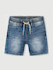 Șort/Salopetă Copii Denim Ecofriends Albastru