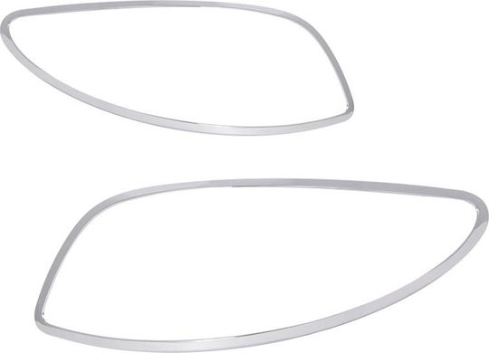 Autoline Rear Car Headlight Eyebrows for Peugeot 206 '03