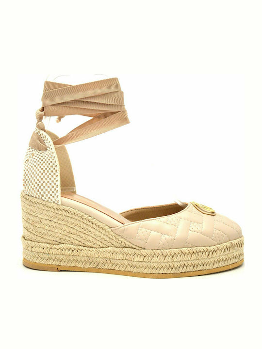 Sante Day2Day Women's Leather Platform Shoes Beige
