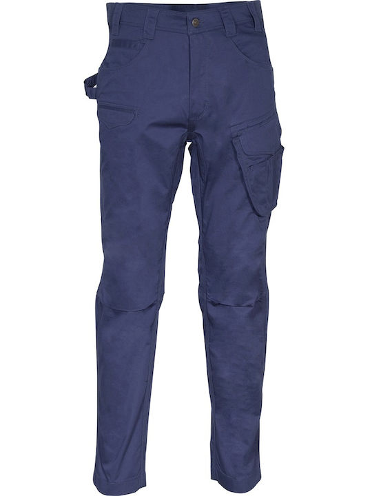 Cofra Kalamata Work Trousers Navy Blue made of Cotton V477-0-02