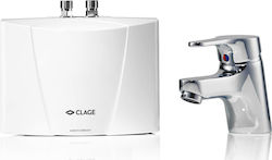 Clage Μ 3 / END Wall Mounted Electric Single-Phase Instant Heater Tap for Bathroom 3.5kW