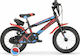 MBM Rockstar 16" Kinder Fahrrad BMX Schwarz