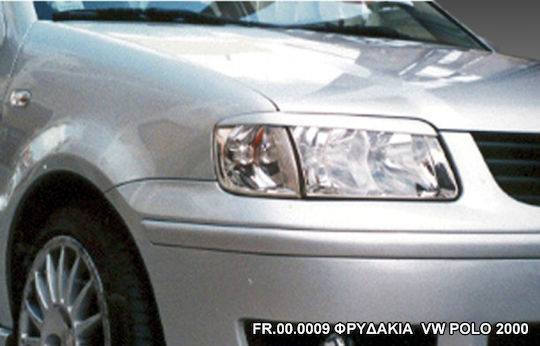 Motordrome Front Headlight Eyebrows for Volkswagen Polo 98