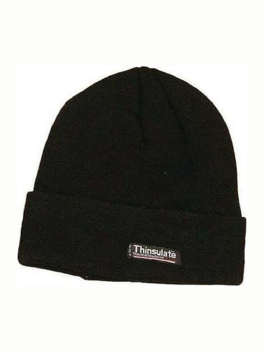 Ανδρικός Beanie Σκούφος σε Μαύρο χρώμα